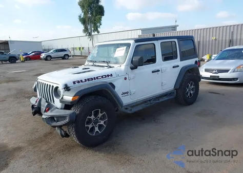 2021 Jeep Wrangler Unlimited Rubicon 4X4 z USA, uszkodzony, nr VIN 1C4HJXFG0MW657896